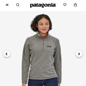 Patagonia micro D top XL grey